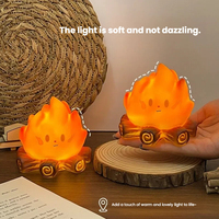 Décoration créative pour feu de camp, lampe à bougie électronique LED, décoration, cadeau pour enfants, ornement, vente en gros