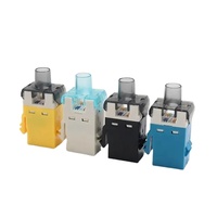Cat5e Cat6 Utp 180 degrés Rj45 passent par le réseau Ethernet Jack modulaire