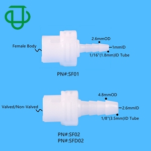 JU Twist Off POM 1/8 дюймов 3,2 мм БЫСТРОРАЗЪЕМНАЯ штуцер для шланга - Product Image 5