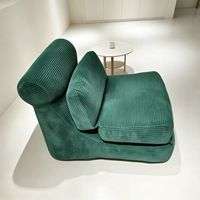 Canapé-lit moderne en tissu réglable avec rembourrage en mousse déchiquetée, design convertible et pliable pour salon, chambre et appartement