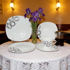 Juego de Vajilla de Cerámica de 30 Piezas / Vajilla de Cerámica de 30 Piezas / Vajilla de Cerámica al por Mayor <span class=keywords><strong>Forever</strong></span> 21 - Product Image 3