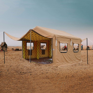 Tenda Gonfiabile a Doppio Strato in Oxford per Escursionisti, Stile Medio Orientale, Tenda ad Aria per Dubai e Deserto, Impermeabile per Esterni - Product Image 1