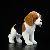 Juguetes de Peluche de Perro Beagle Realistas Personalizados al por Mayor, Muñeco de Peluche Suave de Cachorro, Animal Realista para Niños, Regalo, Fabricante OEM ODM