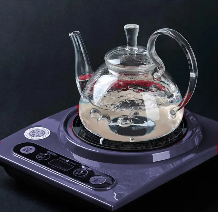 20oz High borosilicate single layer glass teapot can be directly on the fire meet LFGB