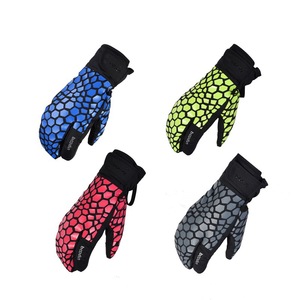 Guantes de esquí Boton, impermeables, resistentes al viento, resistentes al frío, para adultos, unisex, azul, gris, amarillo, rojo rosa - Product Image 5