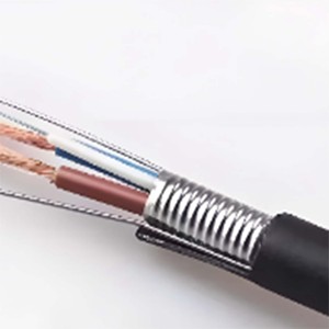 Câble hybride <span class=keywords><strong>optique</strong></span> électrique OUFU, 4 à 48 fibres, câbles de puissance photoélectriques à fibres optiques pour réseaux - Product Image 2