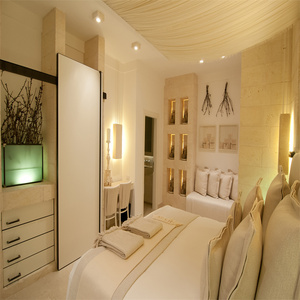 Creazione in stile palazzo villaggio acrsia Hotel progetto Engel bianco tappezzeria in tessuto mobili camera da letto Set in legno per Hotel - Product Image 4