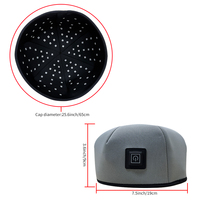 Expédition rapide depuis les États-Unis, chapeau de luminothérapie LED à double longueur d'onde 660 nm 830 nm, en stock
