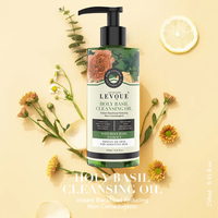 Label pribadi perawatan kulit Korea Minyak Pembersih Basil suci bahan Vegan pembersihan pori dalam penghilang komedo penghapus riasan