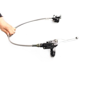Hệ thống phanh thủy lực Phanh trước 7/8 inch Tay lái 75cm Ống dẫn cho xe đạp <span class=keywords><strong>mini</strong></span> và xe máy CT100U <span class=keywords><strong>DB30</strong></span> - Product Image 3