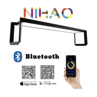 Lampe d'aquarium Bluetooth MicMol Nihao600/900 à spectre complet pour plantes d'eau douce, éclairage LED WRGB 4-en-1 aux couleurs vives