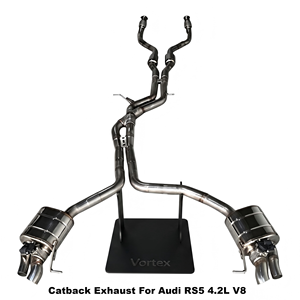 Vortex Performance Stainless Steel Catback <b>Exhaust</b> System For Audi RS5 4.2L V8 2012-2018 Racing Tuning - Product Image 1
