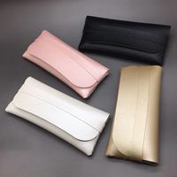 Sac de luxe pour lunettes de soleil en cuir portable, Logo personnalisé, pochette d'emballage pour lunettes, boîtes de lunettes, avec ensemble de pochettes en tissu