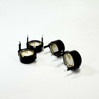 Buzzer Piezo Pasif SWT Factory 19mm 2.7kHz Desibel Tinggi, Pemasangan PCB Lubang Tembus, Bulat, Alarm Piezoelektrik