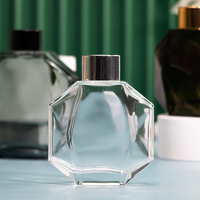 200ml plat formes créatives arôme bouteille en verre vide roseau diffuseur bouteille classique maison vert foncé bouteille en verre