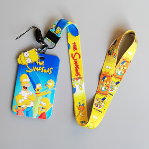 Cordones con Diseño de Los Simpson, Porta Tarjetas, Correa para Teléfono, Porta Identificación, Estuche de Plástico para Tarjetas, Cordón Antipérdida, Regalo Promocional - Product Image 2