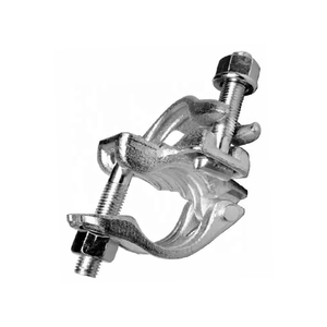Best Price BS1139/EN74 Fixed <strong>Clamp</strong> Drop Forged Scaffolding Coupler Swivel <strong>Clamp</strong> for Building Materials <strong>Ladder</strong> Scaffolding Parts - Product Image 1