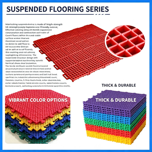 EFON EF1 Pickleball Court Mat Interlocking <b>PVC</b> <b>Tiles</b> Portable Outdoor Tennis Surface Shock Absorption Anti-Slip Sports Flooring - Product Image 3