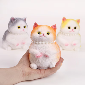 ของเล่นบีบแก้เครียดรูปแมวอ้วนเหมือนจริงจากโรงงานโดยตรง - Product Image 6