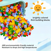 Blocs de construction en plastique ABS en vrac à gros maillons pour enfants, jouets éducatifs amusants et créatifs à assembler soi-même, compatibles LEGO, animaux