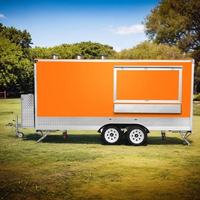 Cuisine de restaurant entièrement équipée, remorque alimentaire personnalisée pour les États-Unis, camion de restauration et chariot de hot-dogs pour la vente de nourriture de rue