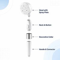 Pommeau de douche à main multifonction durable en plastique ABS de nouvelle conception avec filtre à eau pour toilettes