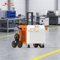 Prix Compétitif JNCT LASER 500W Nettoyeur Laser Fibre Portable Haute Vitesse 13 Modes Tête Laser JPT Bois Pierre Refroidissement par Air Nouveau