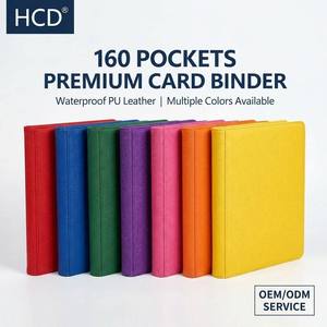 Protège-cartes <span class=keywords><strong>en</strong></span> PU personnalisables avec logo, épaisseur 50 mm, capacité 160 pochettes, 4 poches, fermeture éclair - Product Image 6