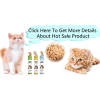 Bâtonnets pour chats en gros, riches en protéines, saveur poulet, sains et délicieux, aliments humides pour chats et chiens, personnalisables, marque privée OEM