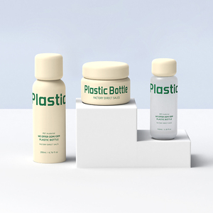 Mới Đến Sang Trọng Nhựa Cảm Ứng Thoải Mái 50Ml <span class=keywords><strong>100Ml</strong></span> Phun Chai Biểu Tượng Tùy Chỉnh 30G 50G Kem Jar Chăm Sóc Da Bộ Chai - Product Image 3