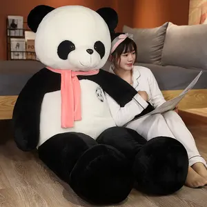 Juguete de peluche personalizado, muñeco bonito, Animal de peluche, oso de peluche gigante, cumpleaños, Panda, regalos de peluche para niños, embalaje al vacío Unisex RYTANDA