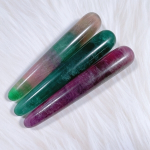 عصا تدليك الوجه من حجر اللابرادوريت الكريستالي الطبيعي للشفاء، مصنوعة يدويًا، ناعمة الملمس - Product Image 6