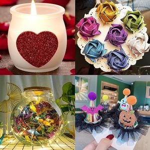 12*12 \ "50*70cm <span class=keywords><strong>cartoncino</strong></span> stampabile natale <span class=keywords><strong>verde</strong></span> Glitter 300gsm gradiente colorato fai da te per regali di piccole imprese - Product Image 5