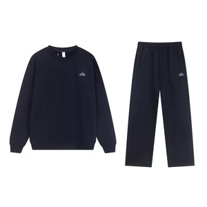 Conjunto de Sudadera con Capucha y Pantalones Deportivos de Alta Calidad, 100% Algodón, Unisex, Estilo Urbano, con Letras Bordadas - Product Image 2