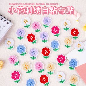 Stock MINI 2.3*3CM Iron On/ Sticker Embroidered Tulip Various Flower Patch for <b>Hat</b> <b>Bag</b> Phonecase Decoration - Product Image 3