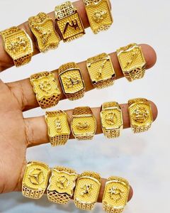 Op maat gemaakte dikke signet <span class=keywords><strong>ring</strong></span> zilveren sieraden diamant zirkonia iced out punk kampioensring 925 zilver - Product Image 6