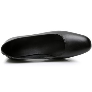 Zapatos Negros <span class=keywords><strong>de</strong></span> Mujer para Hotel, Zapatos Profesionales <span class=keywords><strong>de</strong></span> Tacón Alto <span class=keywords><strong>de</strong></span> Cuero, Zapatos Cómodos Antideslizantes para Gerente - Product Image 3
