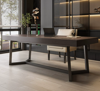 Meubles de bureau en bois massif, design moderne et luxueux, bureaux modulaires et tables de bureau pour bureau de direction