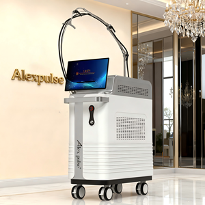 नई तकनीक एल्क्सांड्राइट लेजर और लंबे स्पंदित nd Yaag लेजर कॉम्बो सिस्टम - Product Image 1