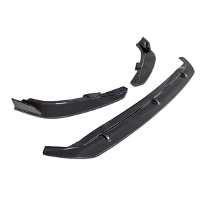 Lèvre de pare-chocs avant pour <span class=keywords><strong>Ford</strong></span> <span class=keywords><strong>Focus</strong></span> 2019 2020 2021 <span class=keywords><strong>2022</strong></span> Accessoires automobiles Motif carbone ABS Lèvre avant Spoiler kit carrosserie - Product Image 3