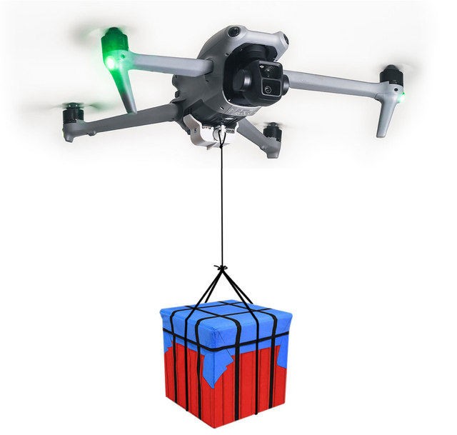 Outdoor Drone UAV Universal Quick Release Drone Accessory for Payload Delivery Fish Bait Airdrop & Airdropper System