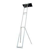 2025 nouvelle échelle de plate-forme de travail mobile avec palan électrique 200kg 25m élingue de câble métallique de panneau solaire 220v matériau en acier pour un usage domestique