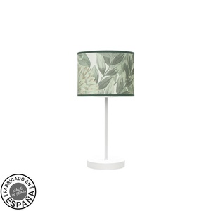 Lámpara de mesa 1xe14 blanca y verde, dimensiones 42x17x17cm, ideal para iluminar espacios y decorar con estilo. - Product Image 1