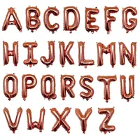 Ballons en feuille de 16 pouces, lettres A-Z, ballons en aluminium, chiffres, ballons d'anniversaire, mariage, fête des mères, décorations, nom d'adulte