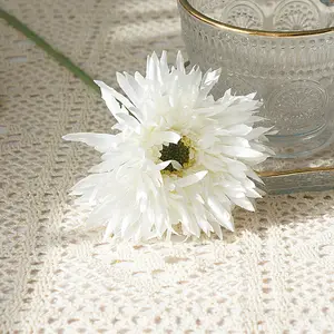 Gerbera artificial de cabeça de 11cm, 8 cores, para decoração de casa e casamento f18141