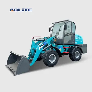 AOLITE E615 CE kecil semua medan forklift listrik Cina ALT setang roda teleskopik ujung depan baterai pemuat