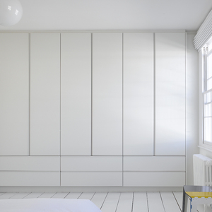 2023 Skyline Austrália estilo moderno alto lustroso branco laca armário modular para livre Design de mobiliário personalizado - Product Image 2