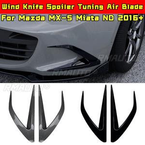 Kit carrosserie pour Mazda MX-5 Miata ND 2016+ : Aileron coupe-vent, lame d'air tuning, séparateur latéral de pare-chocs avant, accessoires auto - Product Image 1