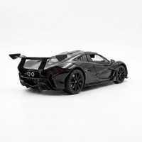 Modèle de voiture miniature en alliage de zinc McLaren P1 à l'échelle 1/24 avec fonction de recul, lumières et sons, pour les enfants de 8 à 13 ans
