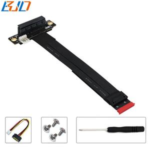 محول <span class=keywords><strong>M</strong></span>.2 NGFF Key-<span class=keywords><strong>M</strong></span> إلى فتحة PCI-E 3.0 4X بزاوية 90 درجة + كابل تمديد عالي السرعة 10-100 سم - Product Image 6